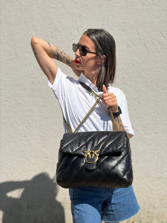 Borsa Pinko Maxi Love Puff