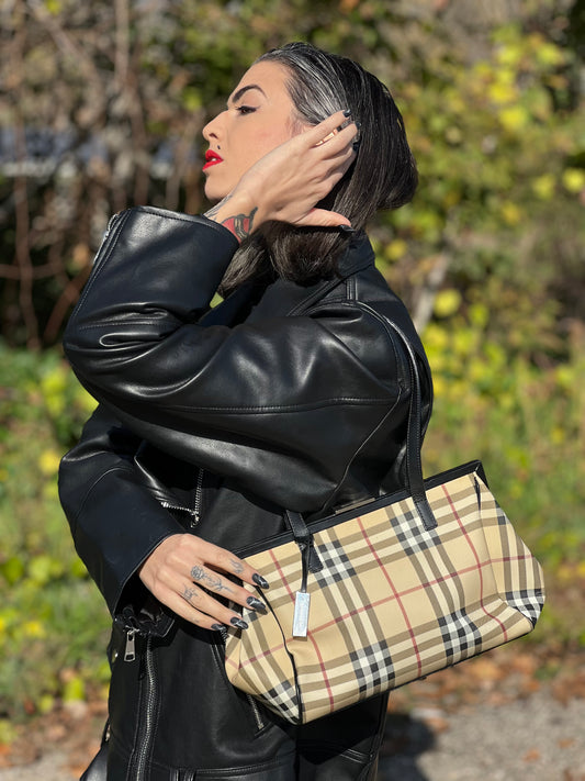 Shopper Burberry tartan