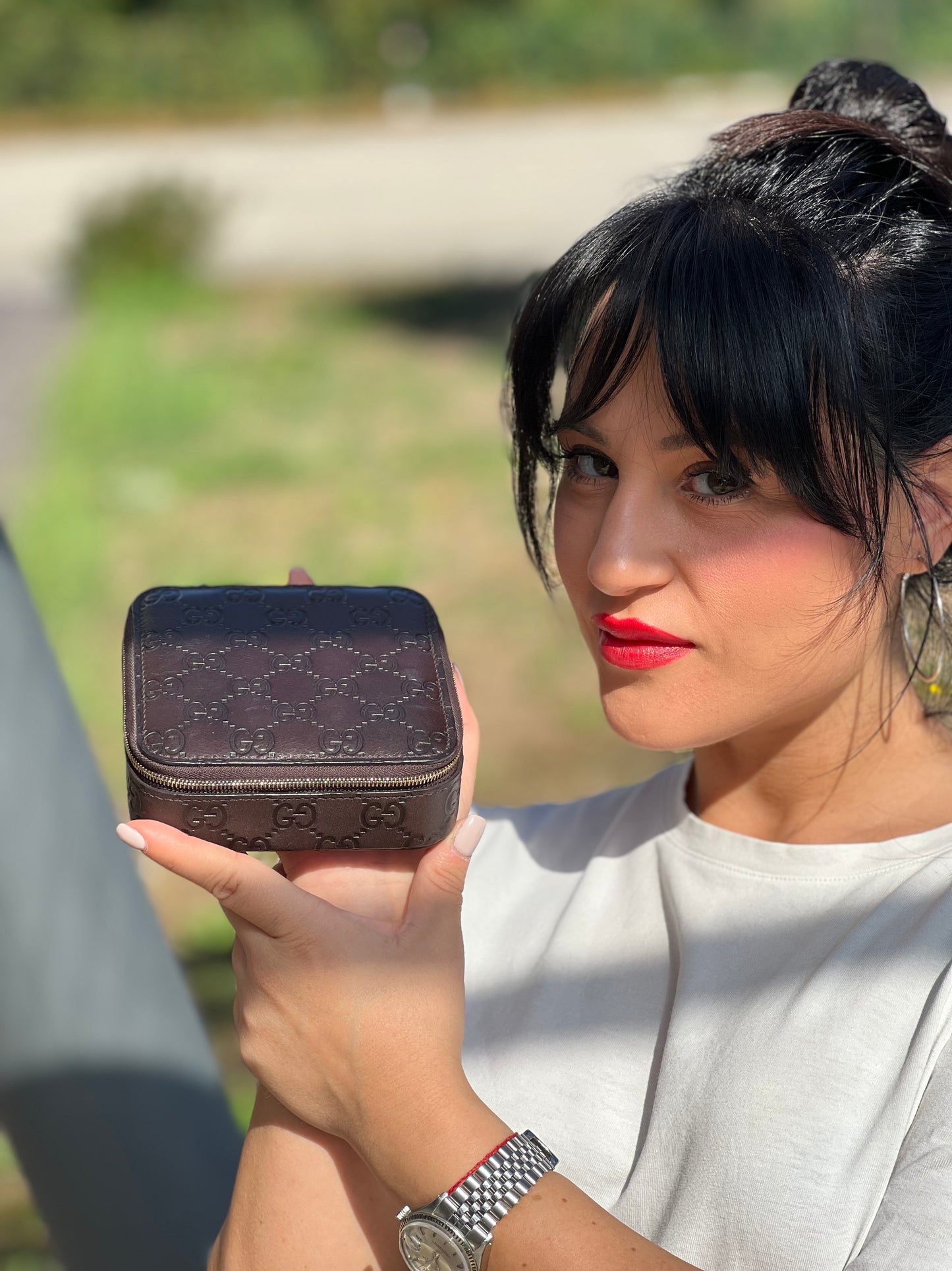 Portagioie Gucci Guccissima