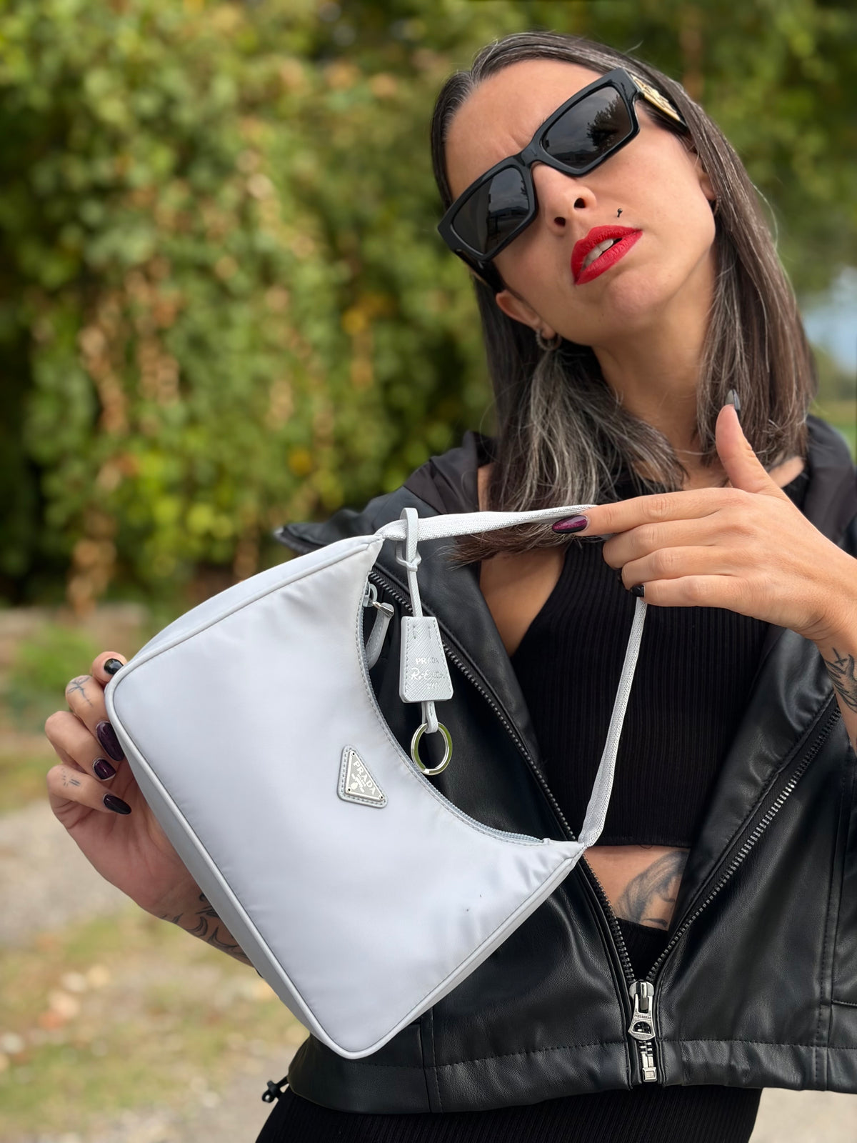 Borsa a spalla Prada Re-Edition 2000