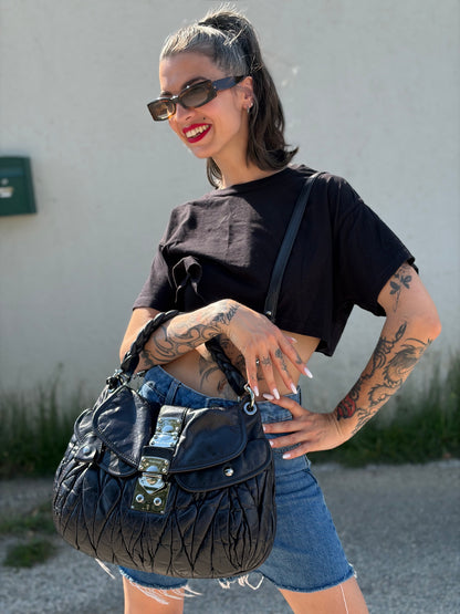 Borsa Miu Miu Coffer viola
