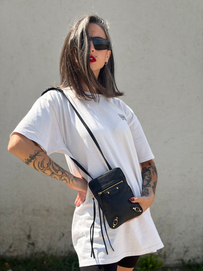 Borsa a tracolla Balenciaga nera