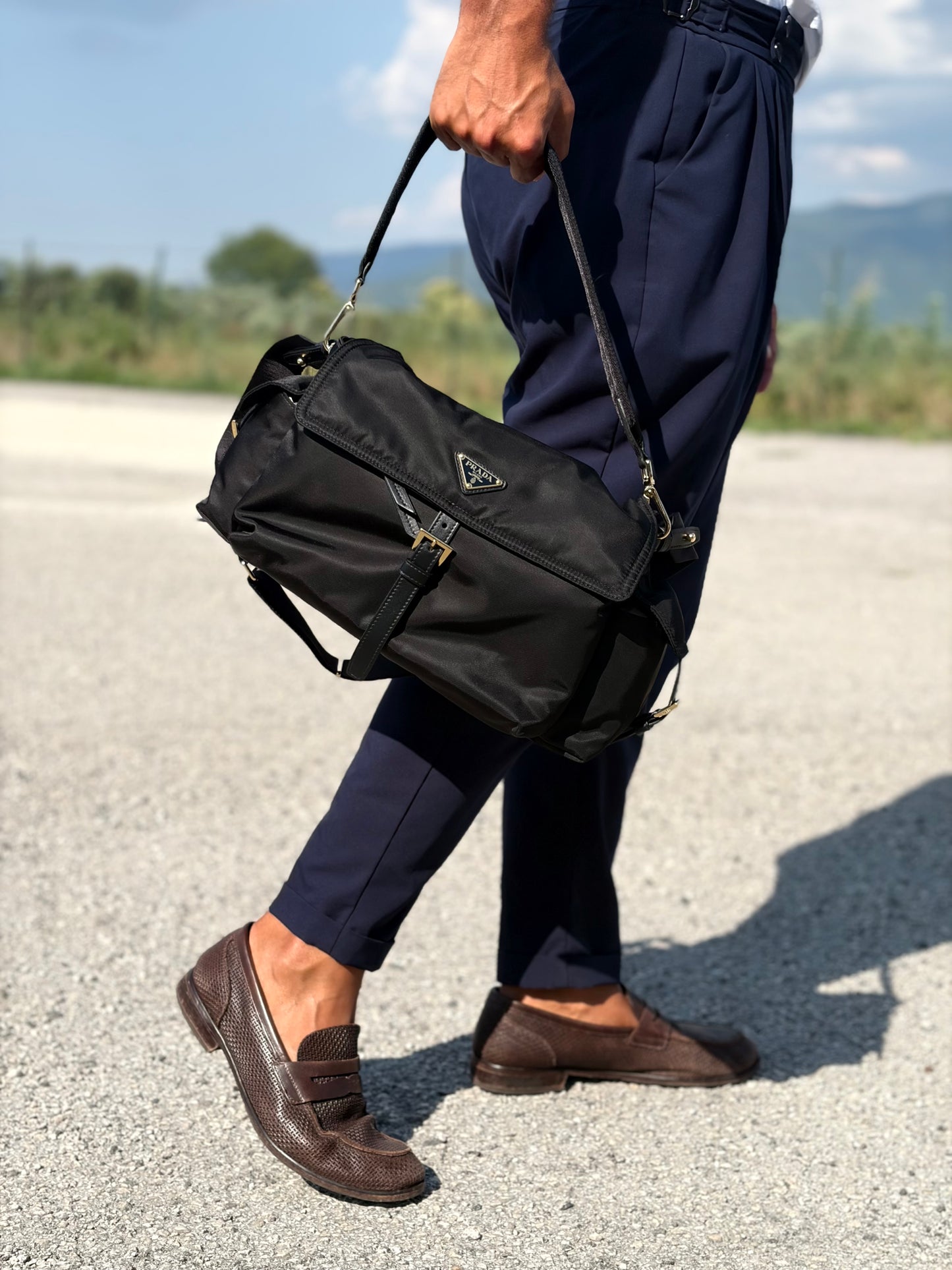 Borsa Prada Explore large Re-Nylon
