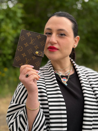 Copertina agenda PM Louis Vuitton personalizzata