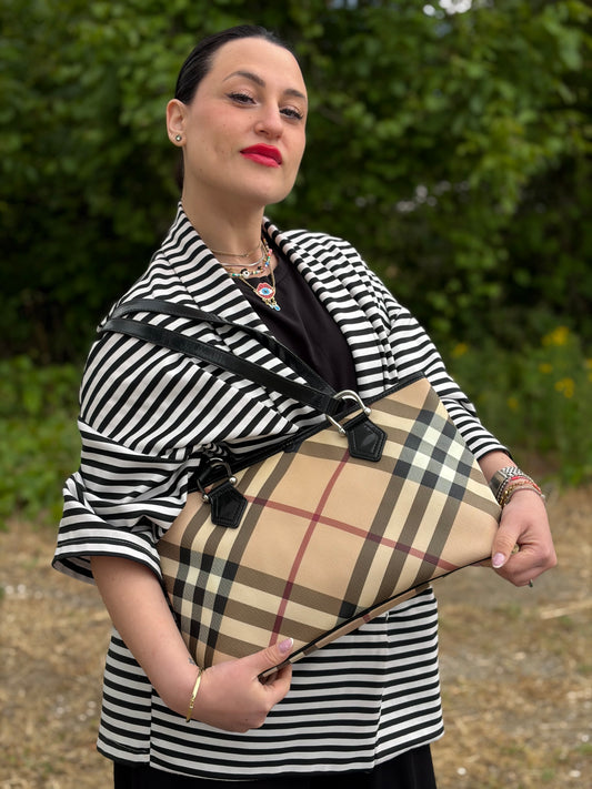 Shopper Burberry tartan