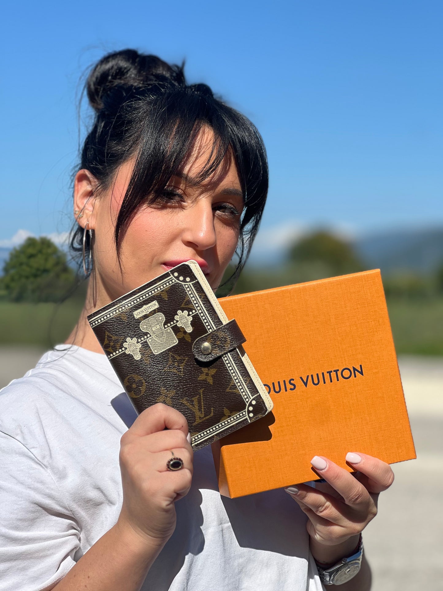 Porta agenda Louis Vuitton personalizzato