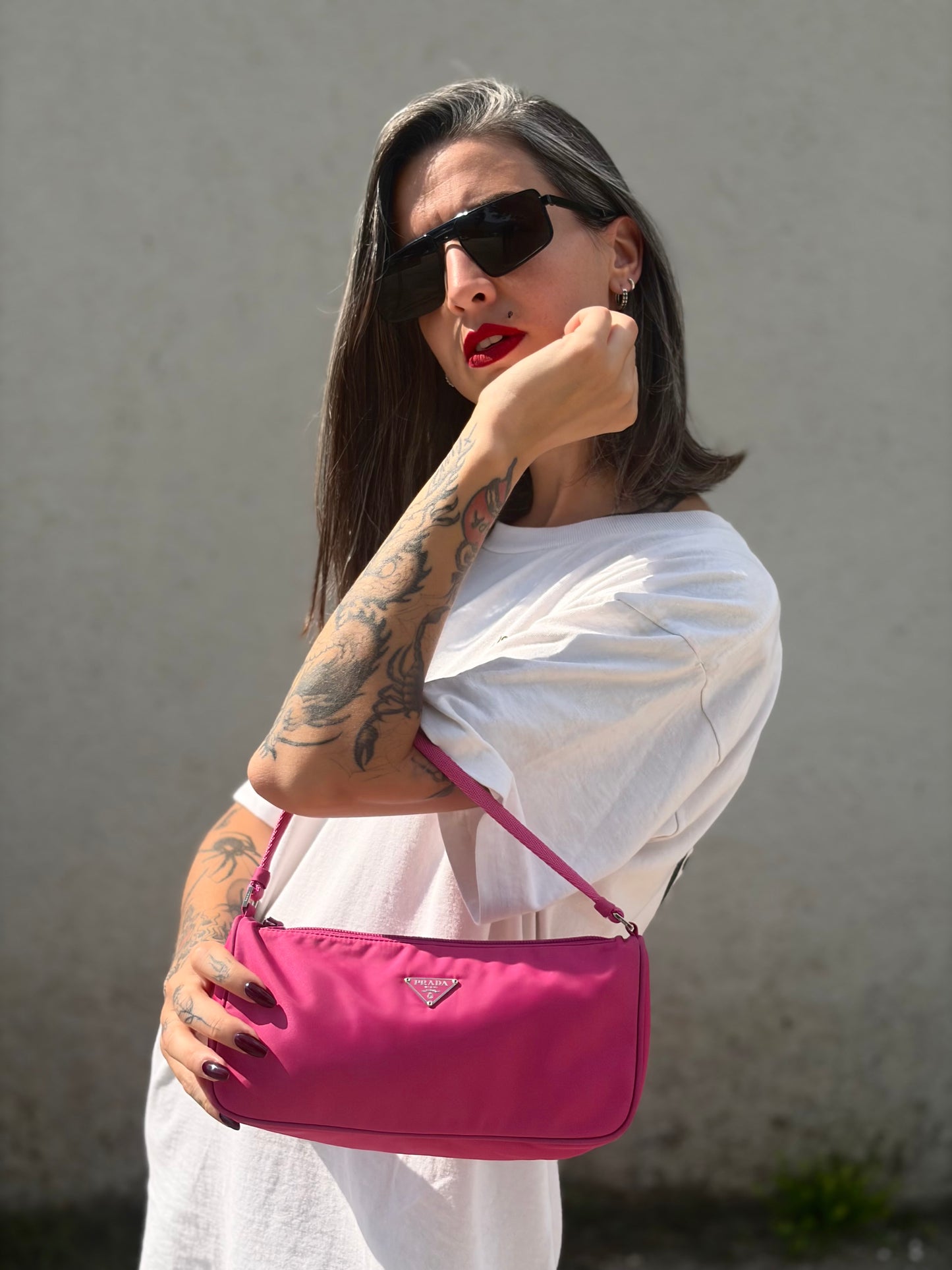 Pochette a spalla Prada