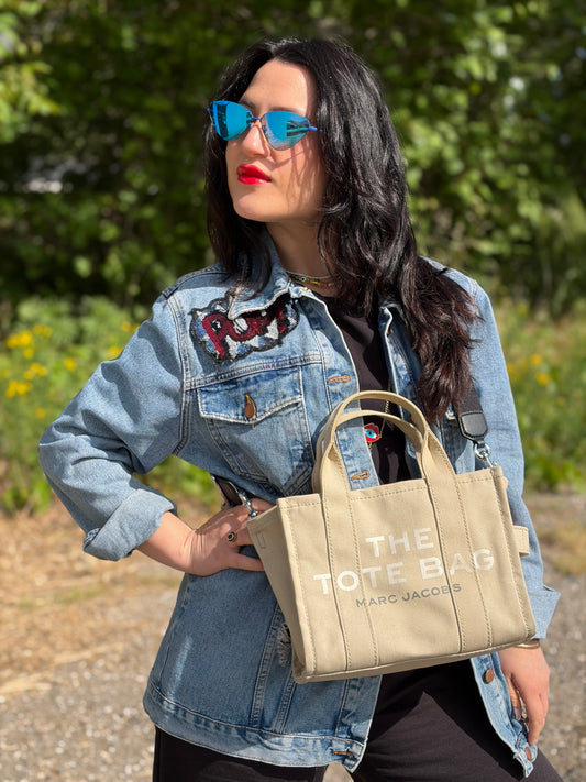 The Small Tote bag Marc Jacobs sabbia