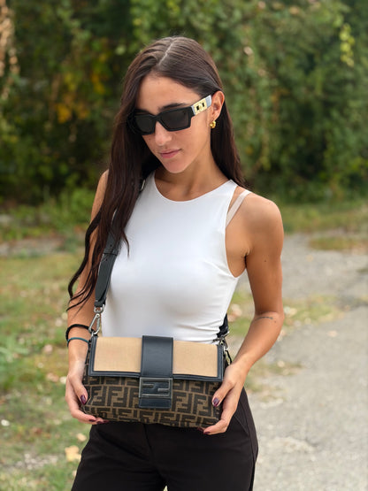 Borsa Fendi Baguette Zucca