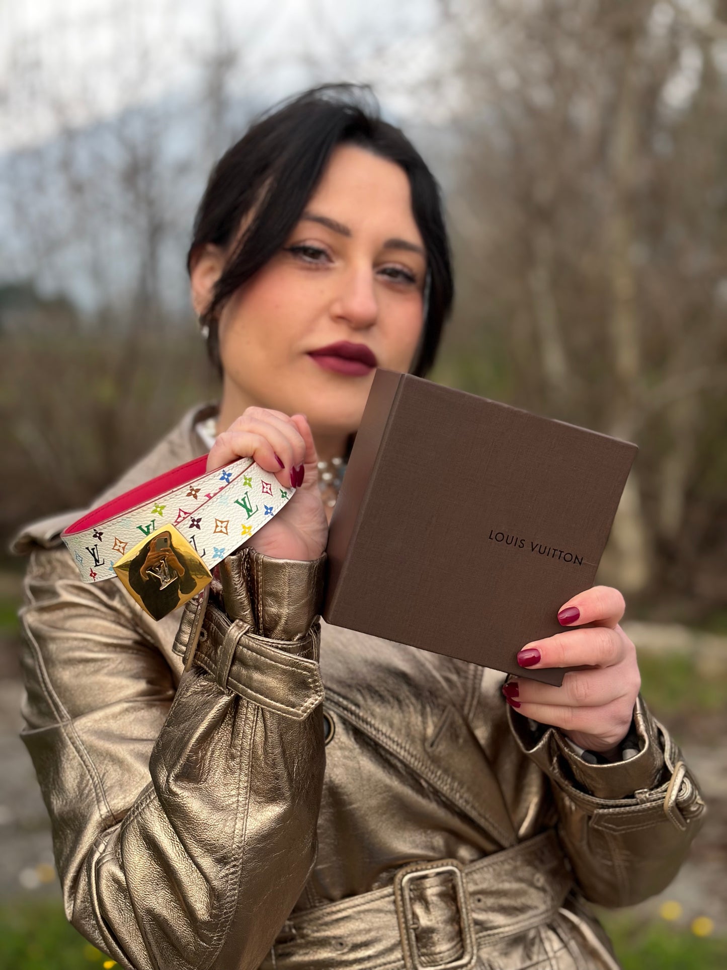 Cintura Murakami Louis Vuitton Tg 42