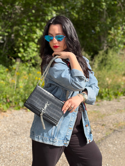 Borsa Kate Saint Laurent nera