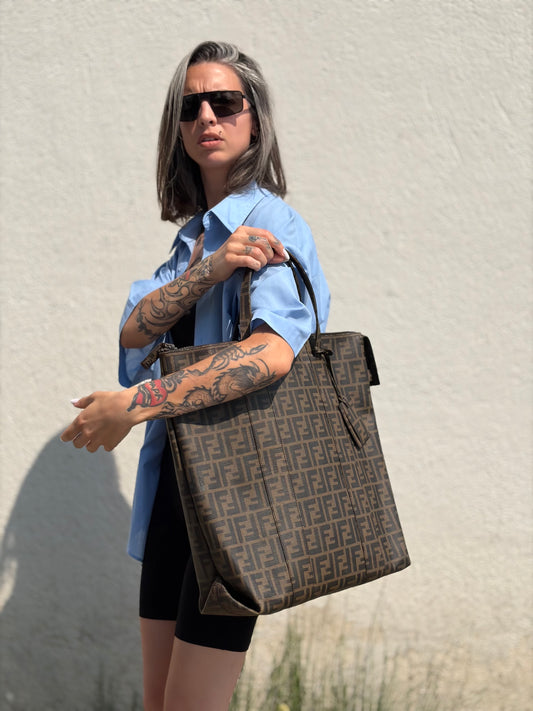 Tote Fendi Zucca tabacco
