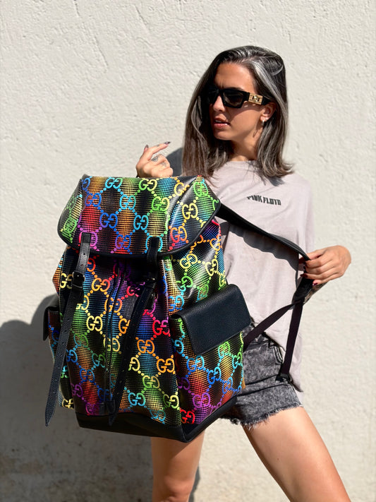 Zaino Gucci GG Psychedelic multicolore
