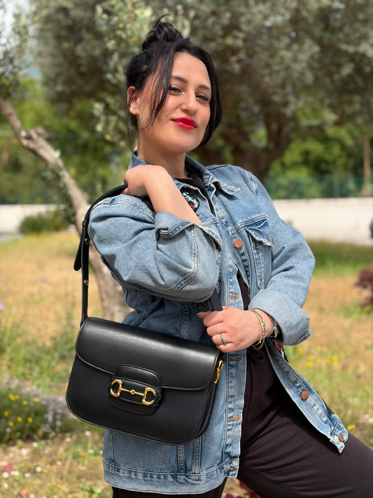 Borsa Gucci Horsebit 1955 misura media