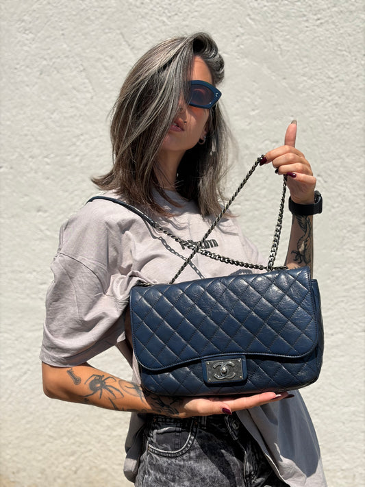 Borsa CC Chanel blu