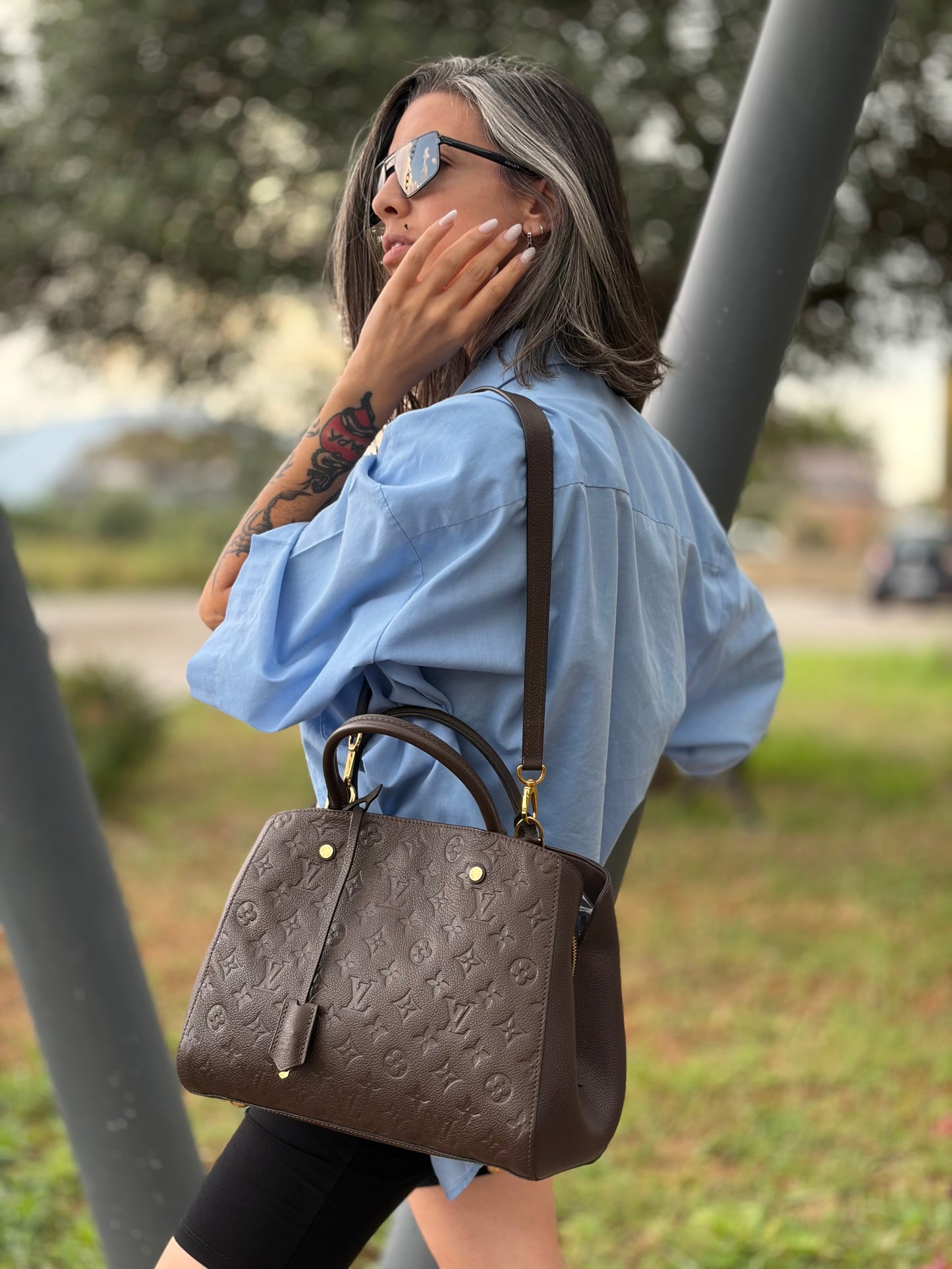 Borsa Montaigne MM Empreinte Louis Vuitton