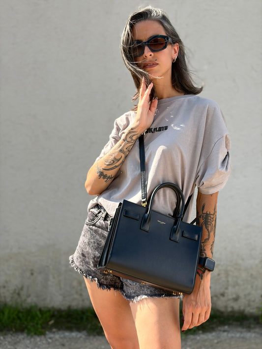 Sac De Jour Baby Saint Laurent nera