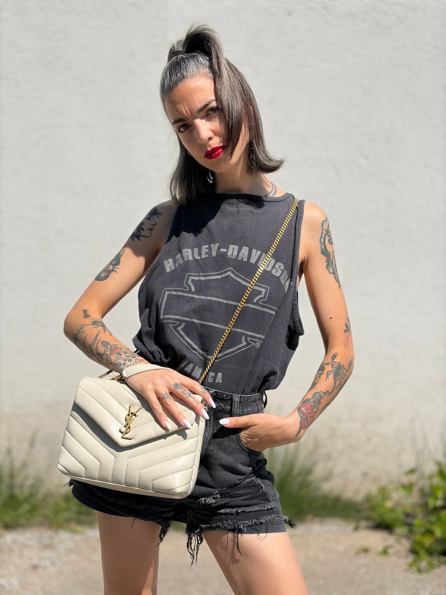 Borsa Loulou small Saint Laurent