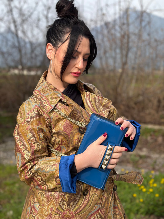 Tracolla Valentino Garavani blu