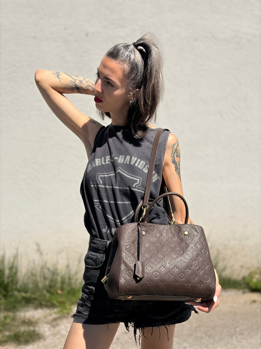 Borsa Montaigne MM Empreinte Louis Vuitton