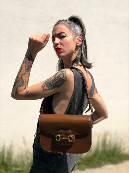 Borsa Gucci Horsebit 1955 misura media