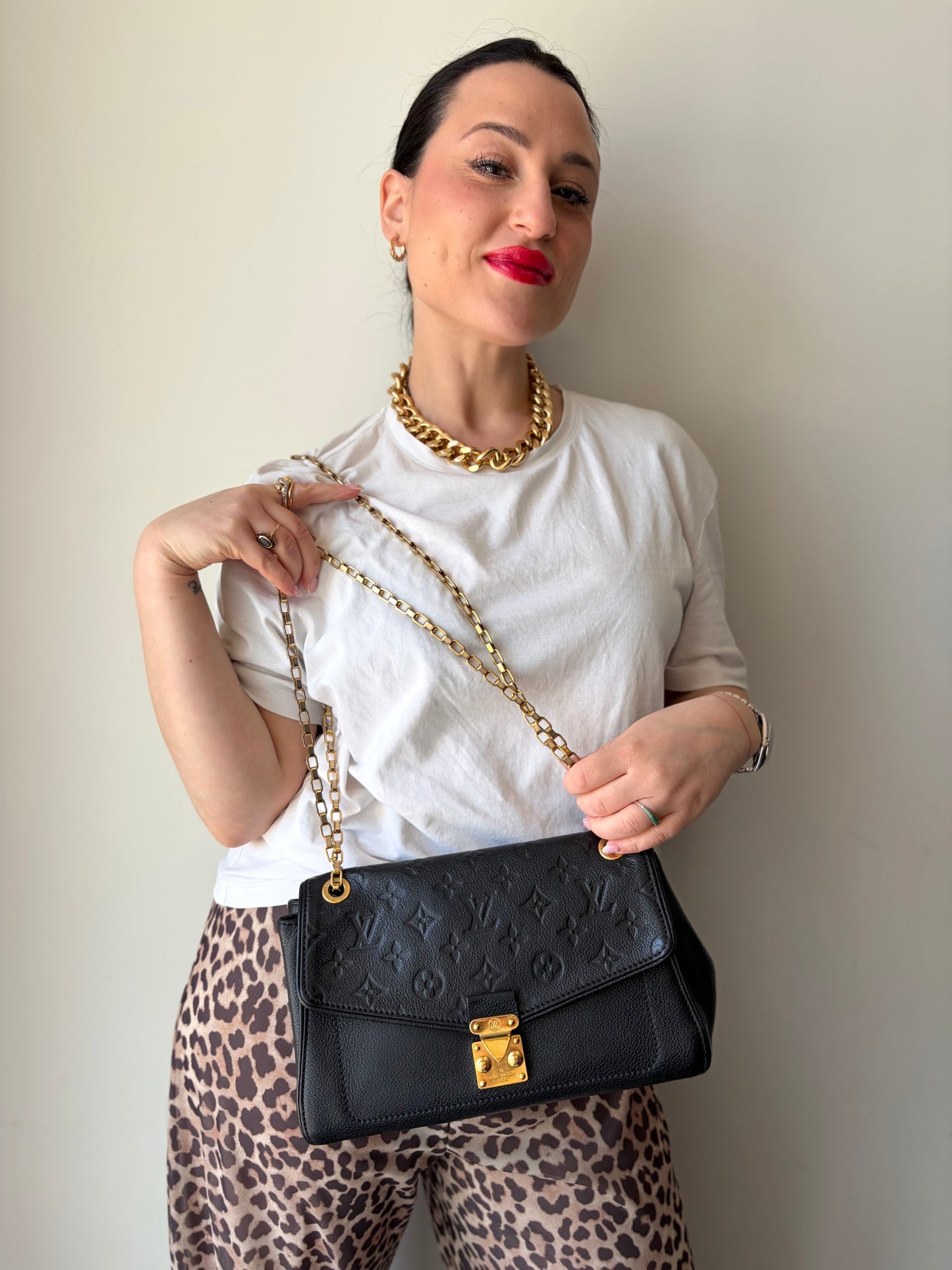 Borsa Saint Germain Empreinte PM Louis Vuitton