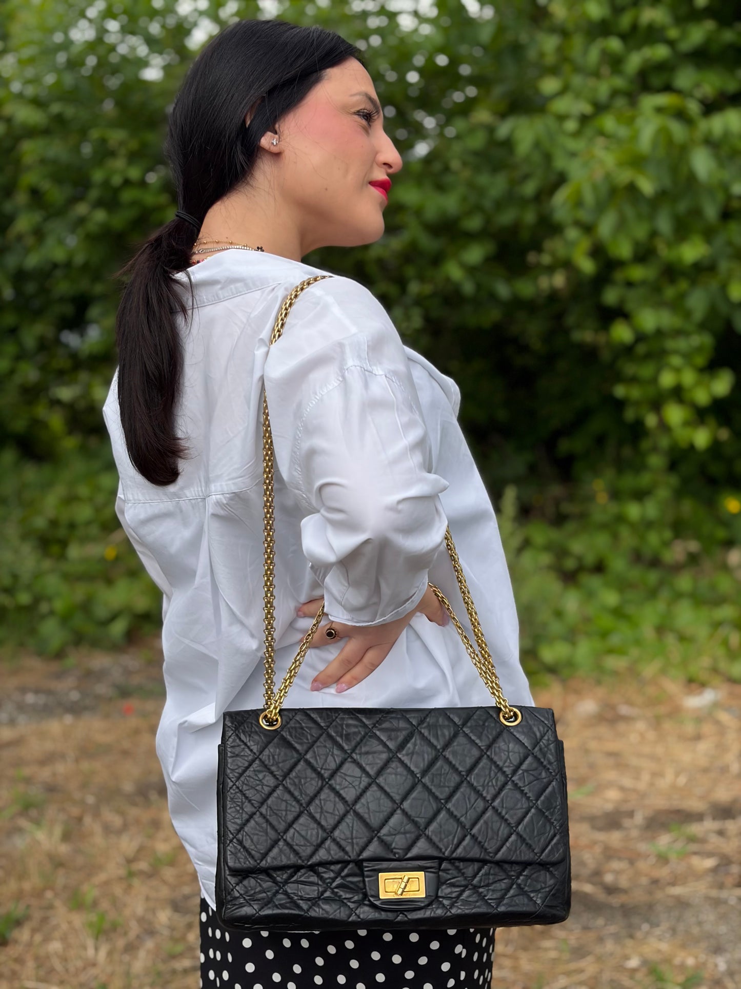 Borsa Chanel 2.55 aged