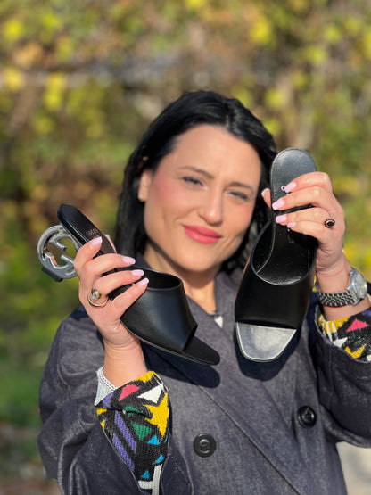 Sandali Gucci Mules Interlocking n.38