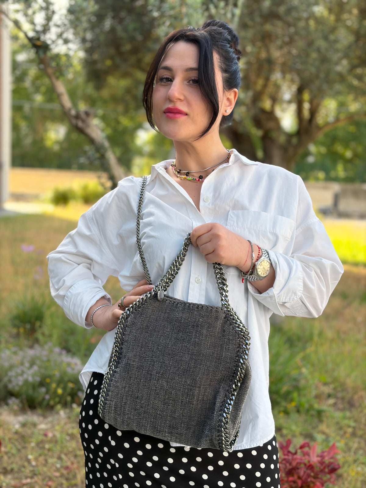 Falabella Stella Falabella Tiny Tote Misure Women Black Falabella 