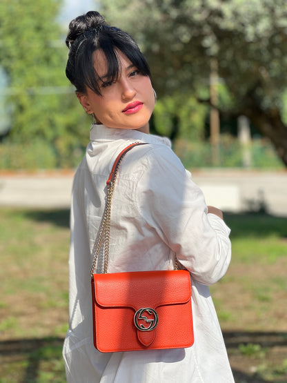 Tracolla Gucci Interlocking