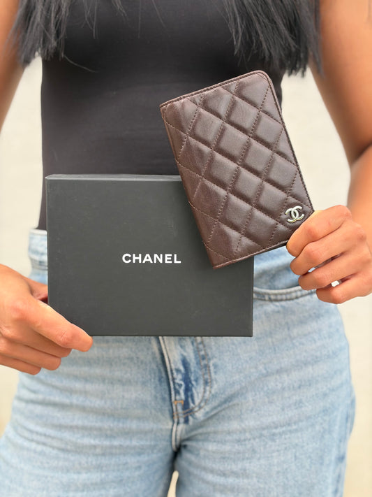 Porta agenda Chanel cioccolato