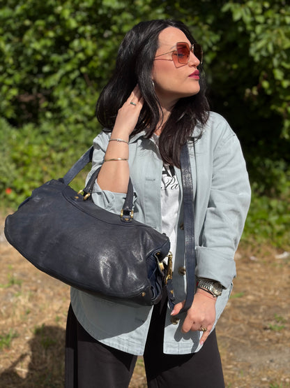 Satchel Borbonese blu