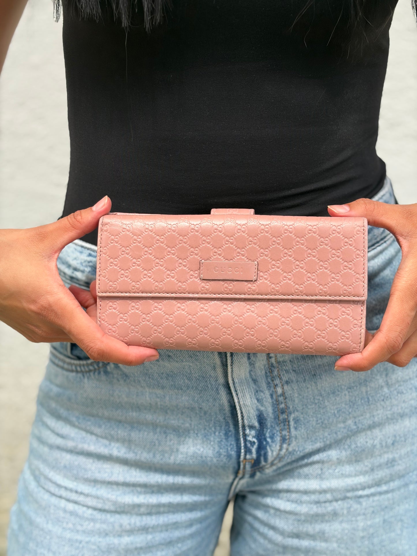 Portafoglio Gucci rosa