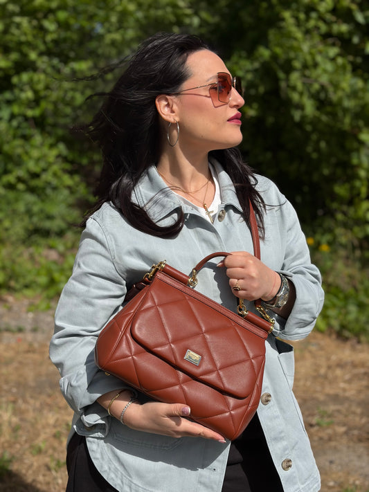 Borsa Dolce&Gabbana Miss Sicily terracotta