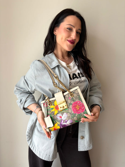 Gucci Padlock Flora