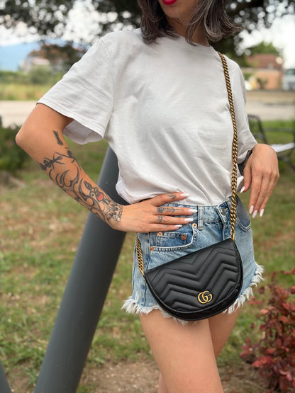 Borsa Gucci Marmont mezza luna