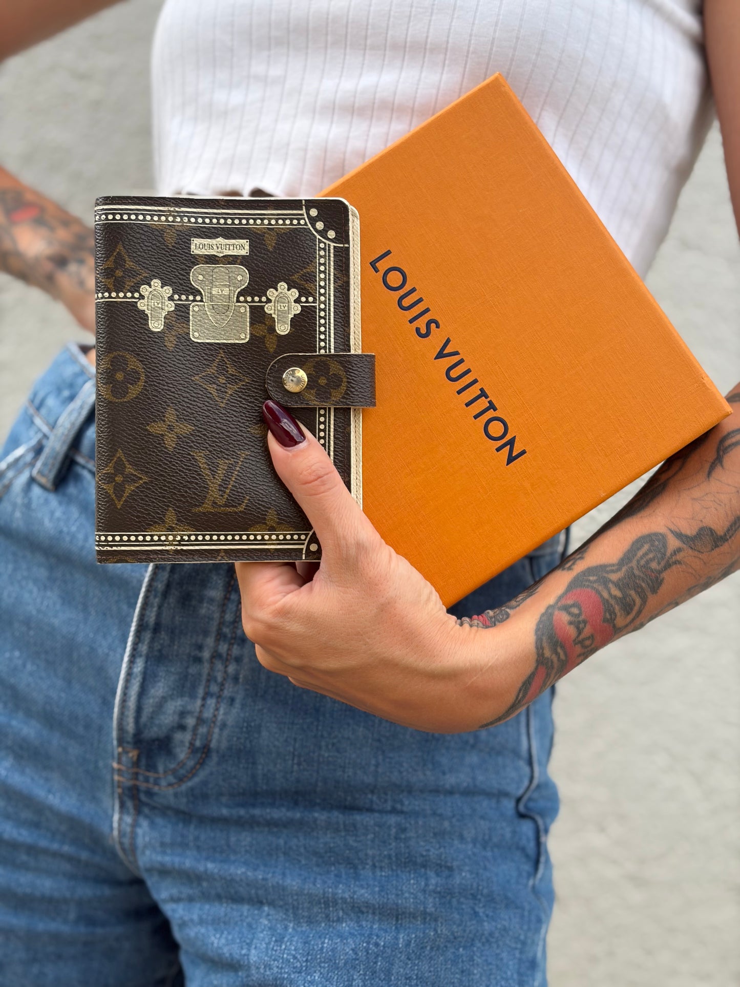 Porta agenda Louis Vuitton personalizzato