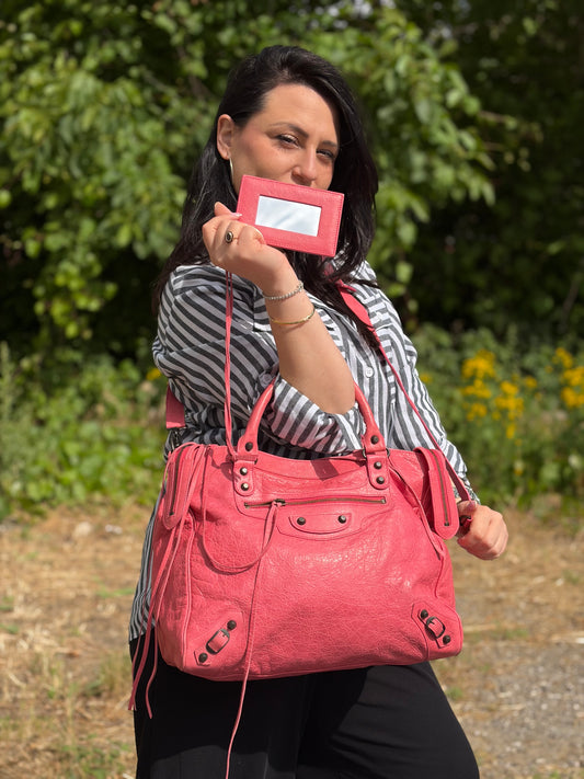 Borsa Balenciaga Velo rosa
