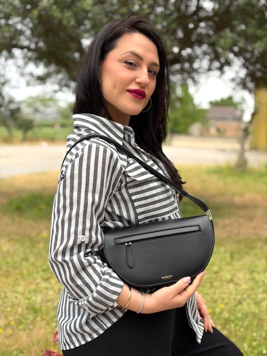 Borsa Olympia Burberry nera