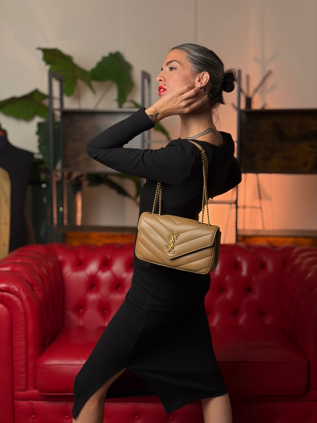 Borsa Loulou small Saint Laurent