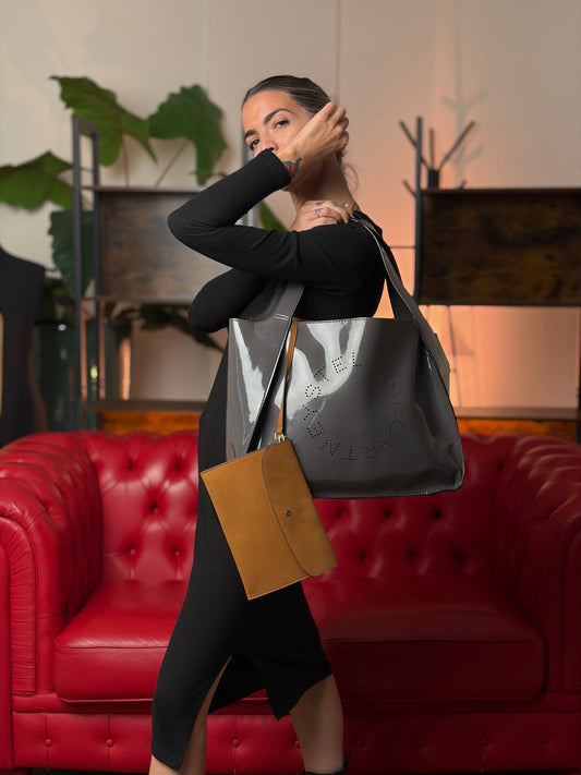 Shopper Stella McCartney grigia
