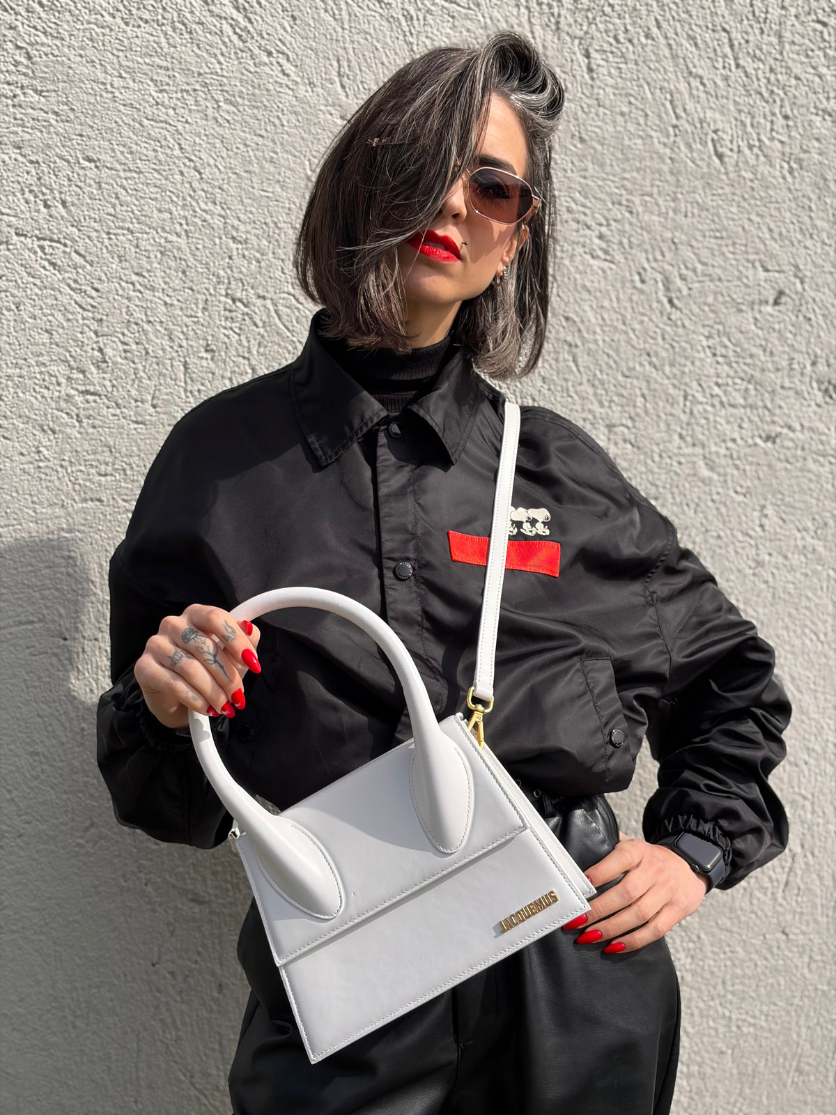 Le Grand Chiquito Jacquemus bianca