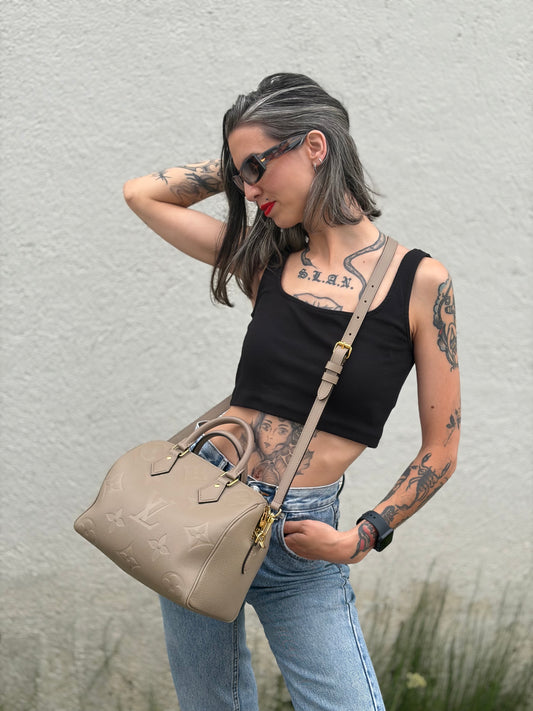Speedy 25 Bandoulière Empreinte Louis Vuitton