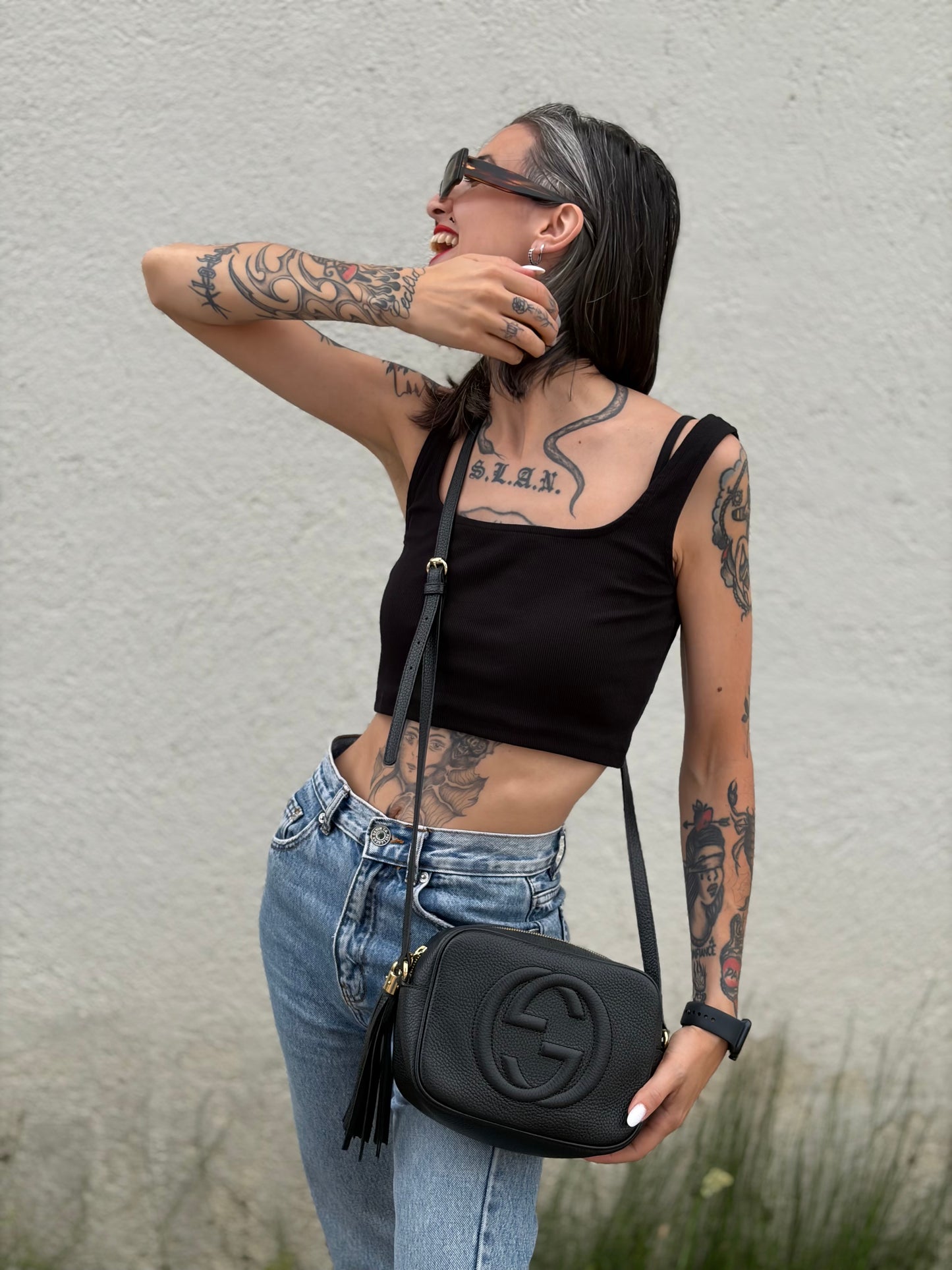 Borsa Gucci Soho nera