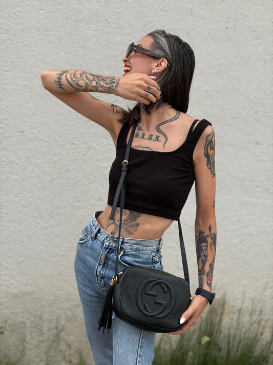 Borsa Gucci Soho nera