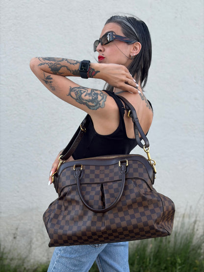 Borsa Trevi Damier Ébène GM