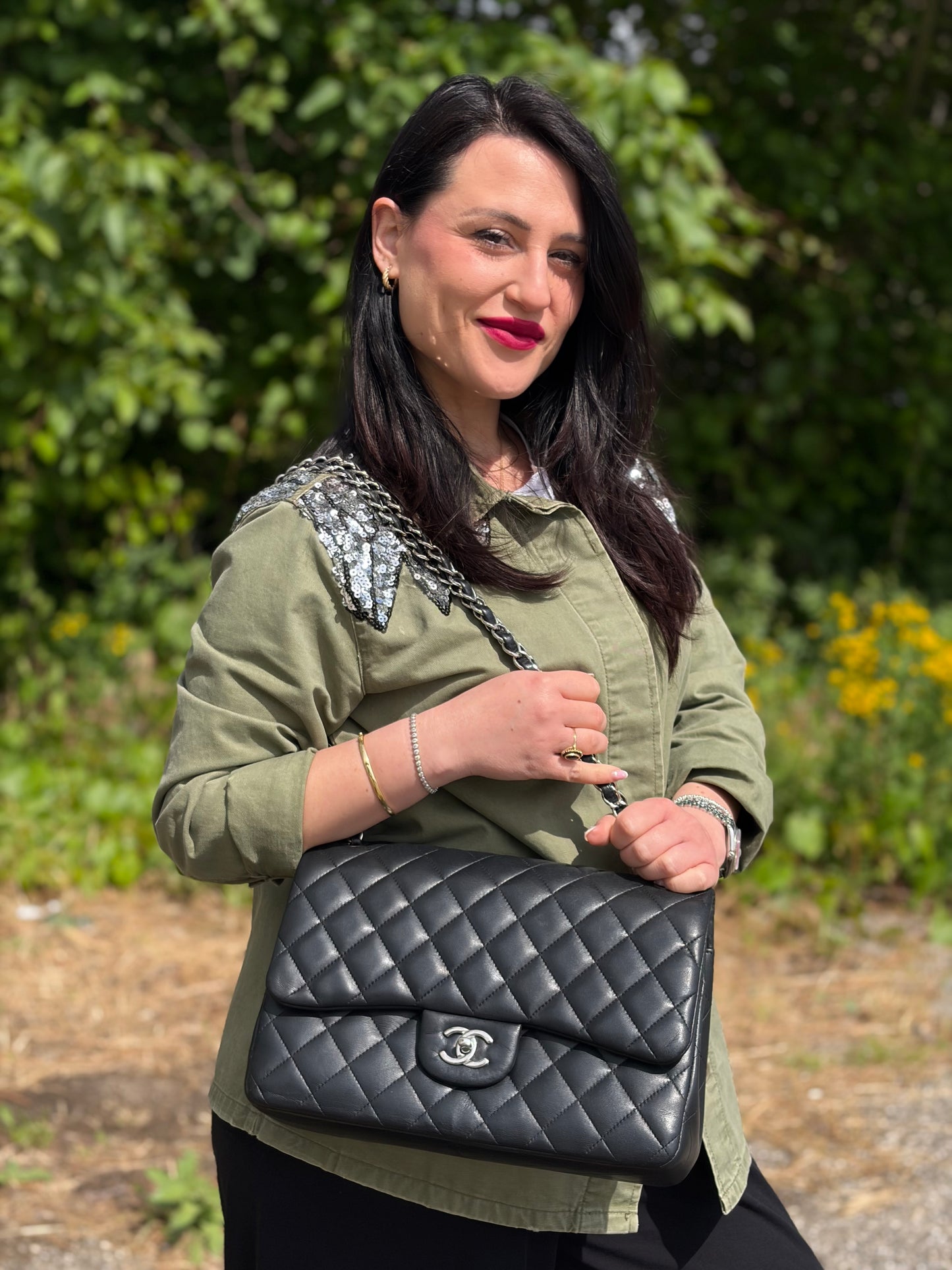 Borsa Chanel Timeless Classique nera