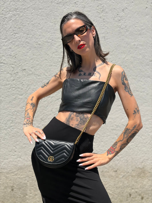 Borsa Gucci Marmont mezza luna