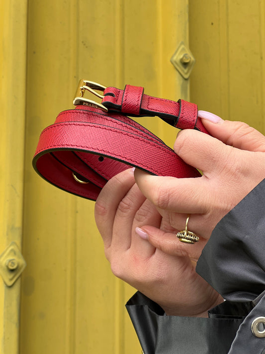 Cintura per marsupio Prada rossa tg 40