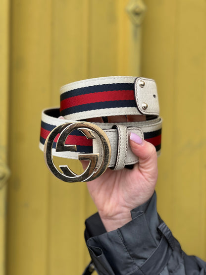 Cintura Gucci Web Tg 44